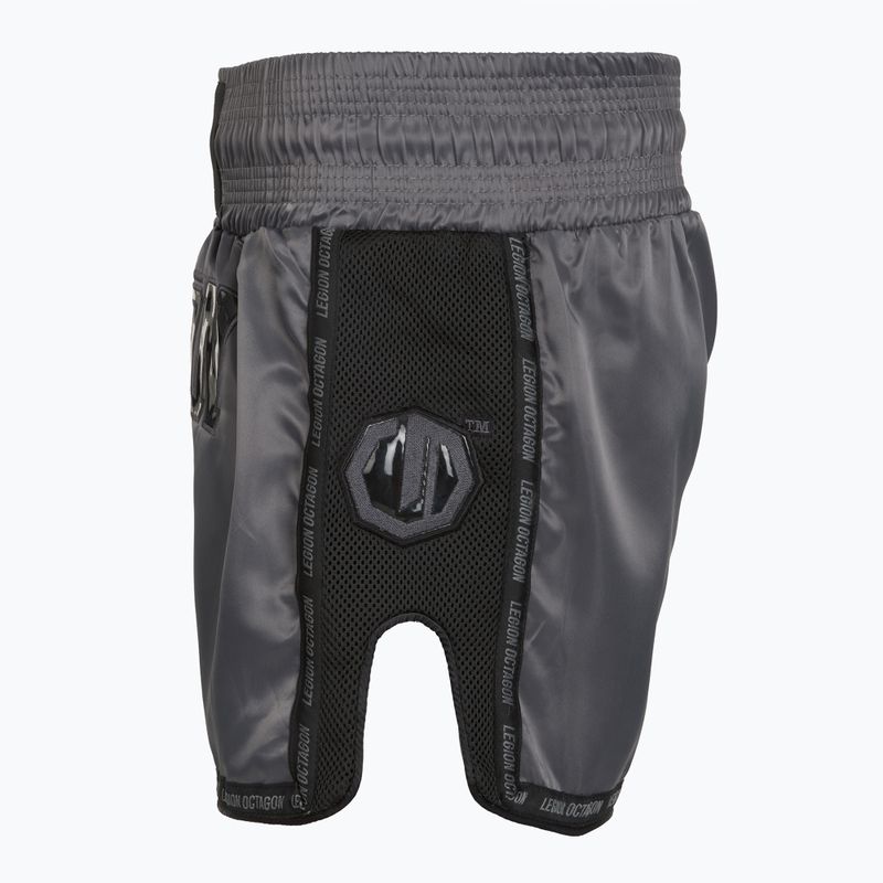 Training shorts Octagon Kickboxing/Muay Thai Legion Future Premium black/grey 3