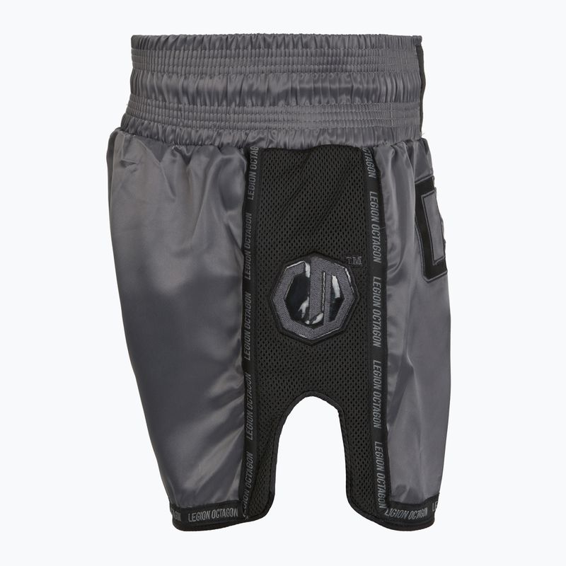 Training shorts Octagon Kickboxing/Muay Thai Legion Future Premium black/grey 4
