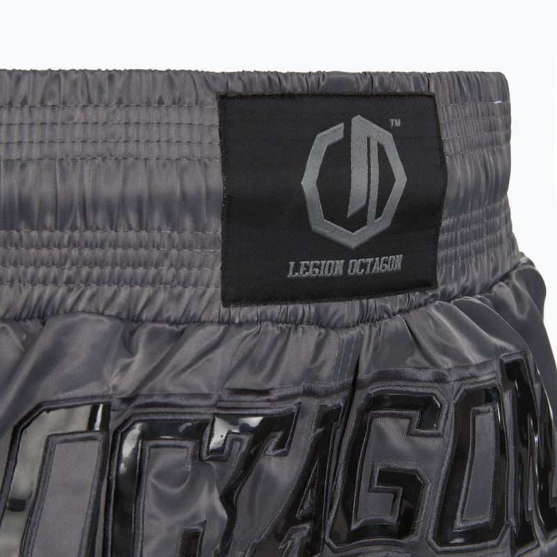 Training shorts Octagon Kickboxing/Muay Thai Legion Future Premium black/grey 5