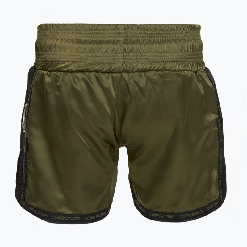 Training shorts Octagon Kickboxing/Muay Thai Legion Future Premium army green 2