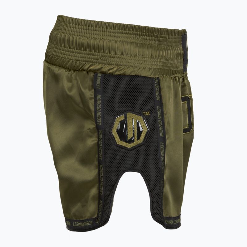 Training shorts Octagon Kickboxing/Muay Thai Legion Future Premium army green 4