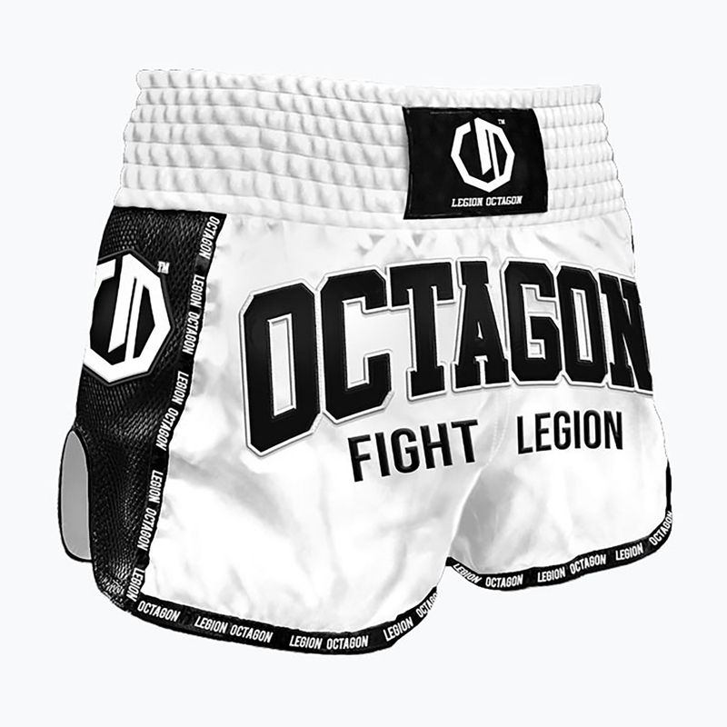 Training shorts Octagon Kickboxing/Muay Thai Legion Fight Legion Premium white