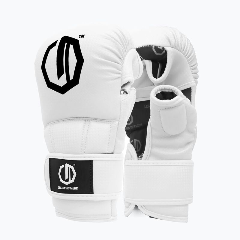 Sparring gloves Octagon Legion Kevlar MMA white 2