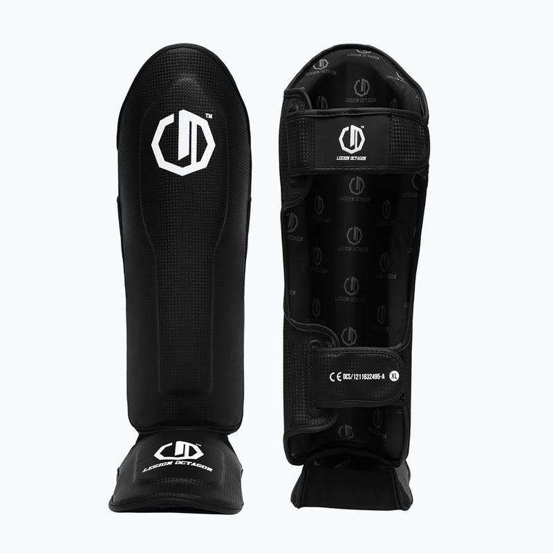 Foot and tibia protectors Octagon Legion Kevlar black 2