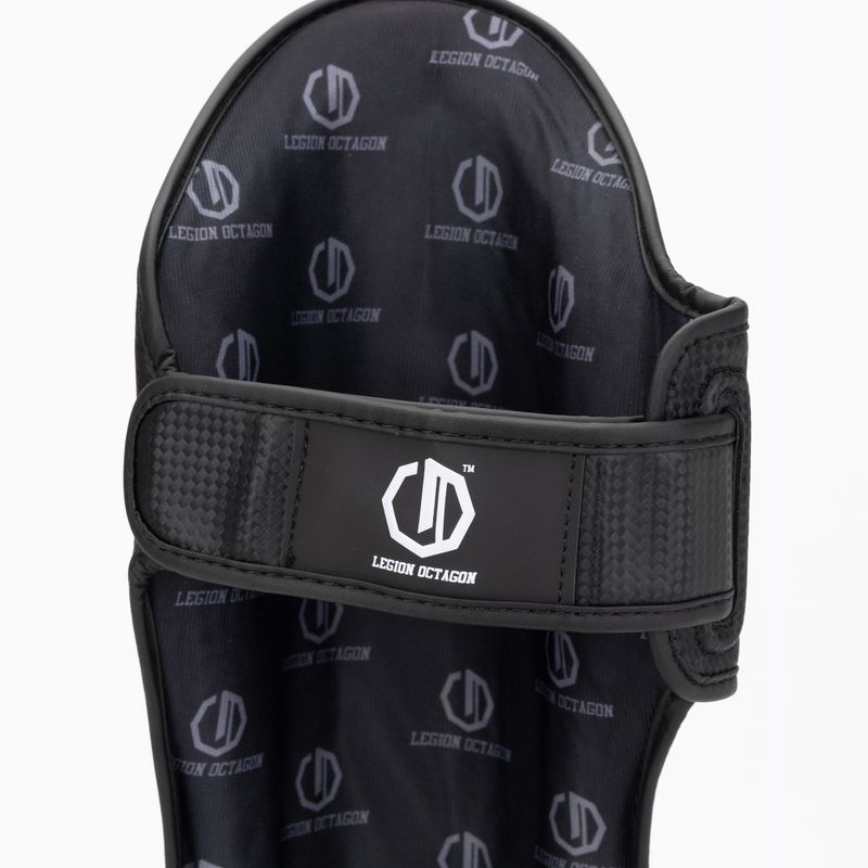 Foot and tibia protectors Octagon Legion Kevlar black 7