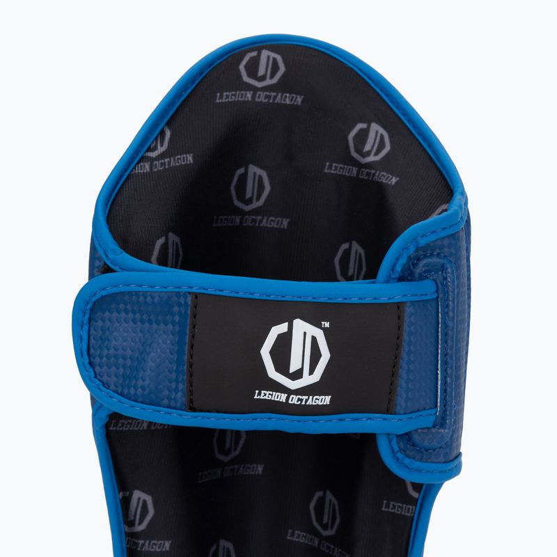 Foot and tibia protectors Octagon Legion Kevlar blue 7