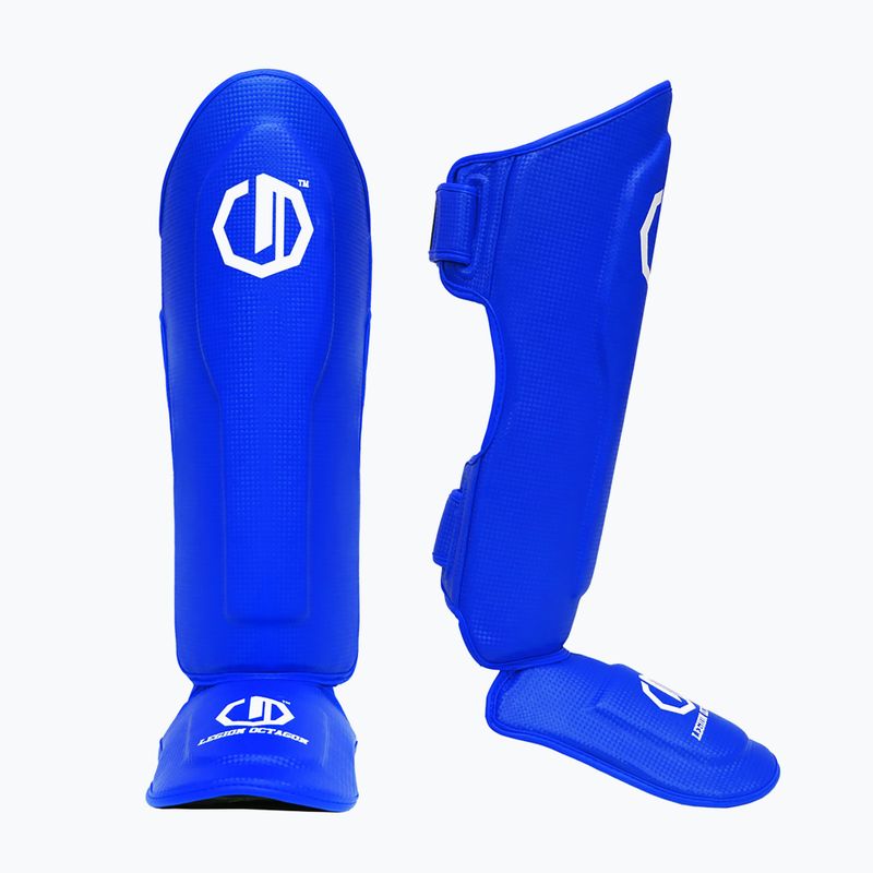 Foot and tibia protectors Octagon Legion Kevlar blue 2