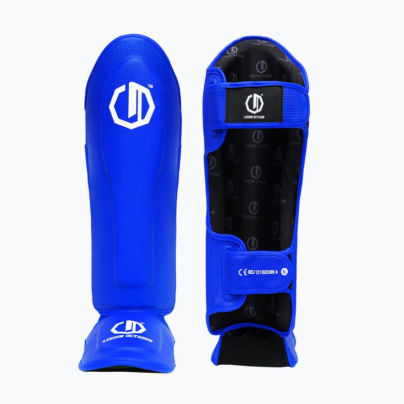 Foot and tibia protectors Octagon Legion Kevlar blue 3
