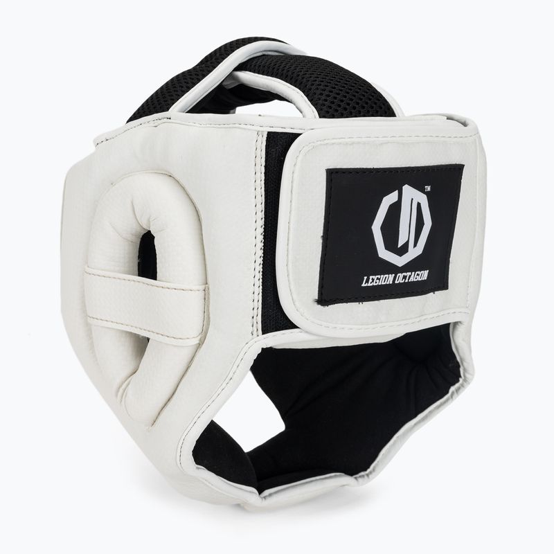 Boxing helmet Octagon Legion Kevlar white 3