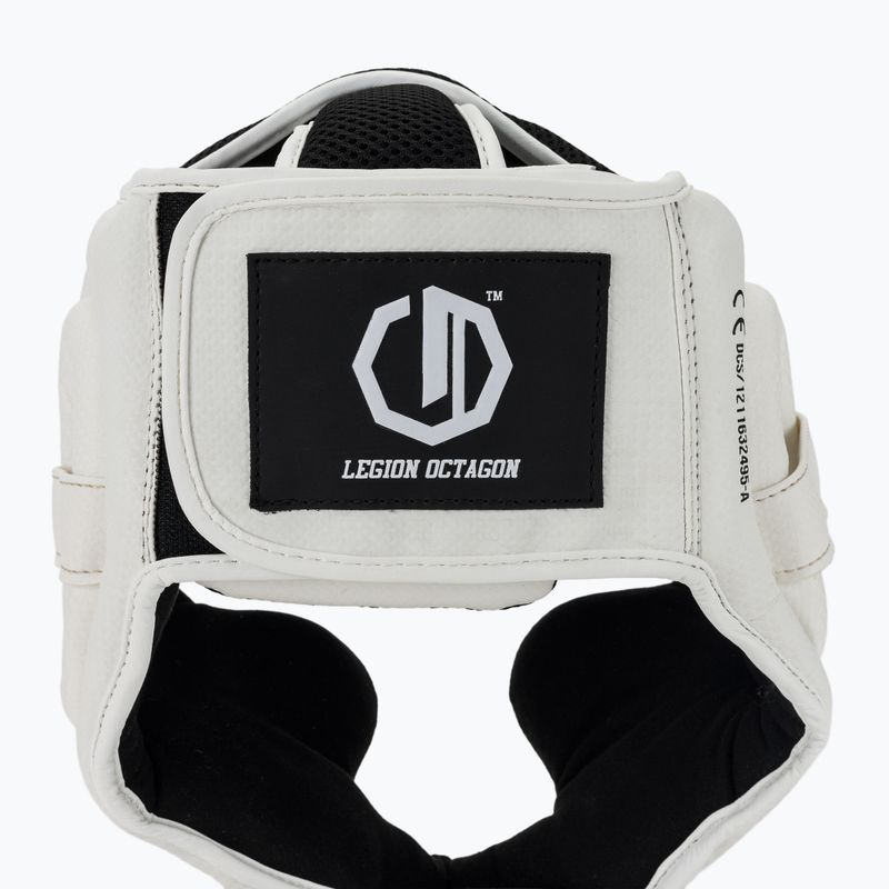 Boxing helmet Octagon Legion Kevlar white 5