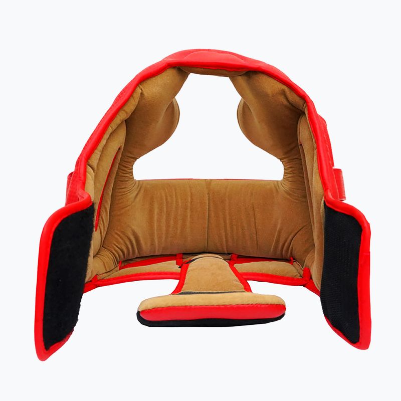 Boxing helmet Octagon Legion Kevlar red 4