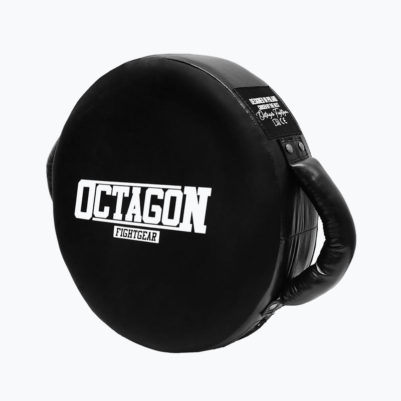 Round training pad Octagon Legion Logo black 2