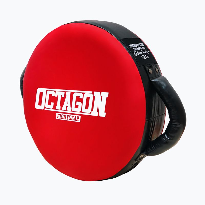 Round training pad Octagon Legion Logo red 2