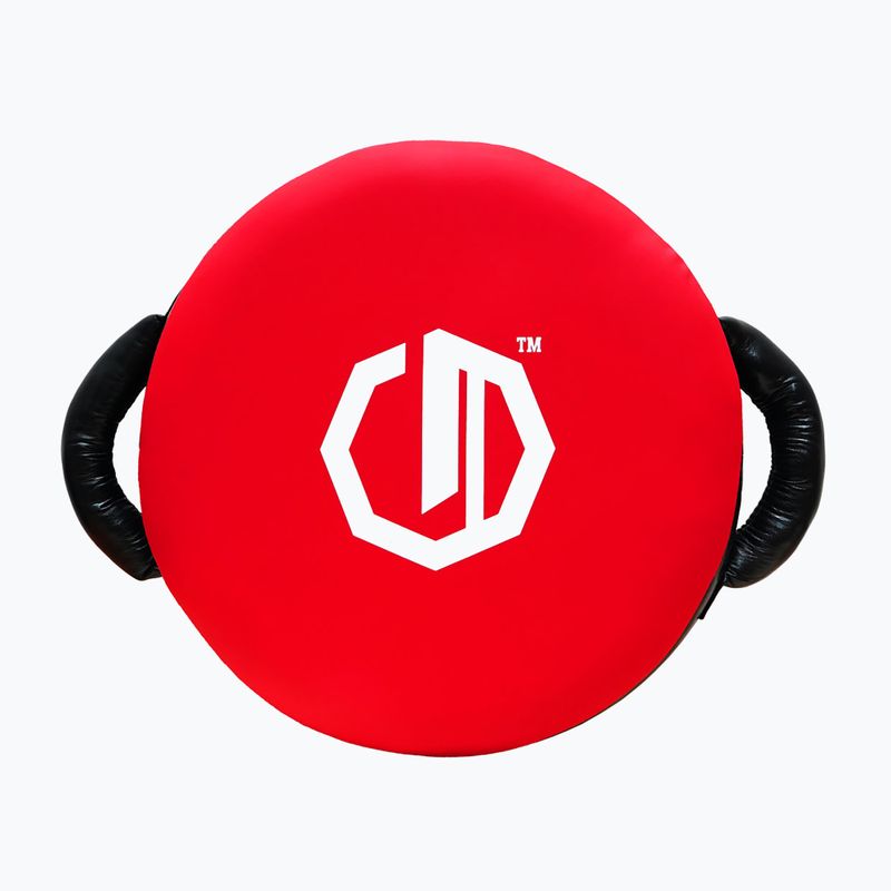 Round training pad Octagon Legion Logo red 3