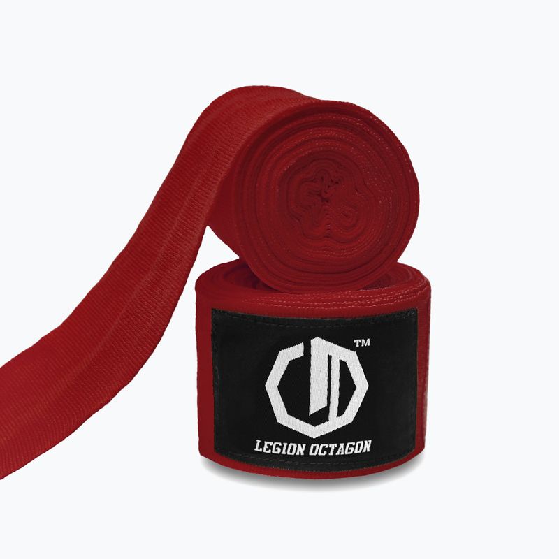 Boxing wraps Octagon Legion Standard 400 cm burgundy 2