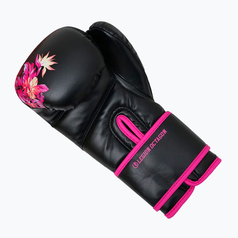 Boxing gloves Octagon Legion Flower black/pink 3