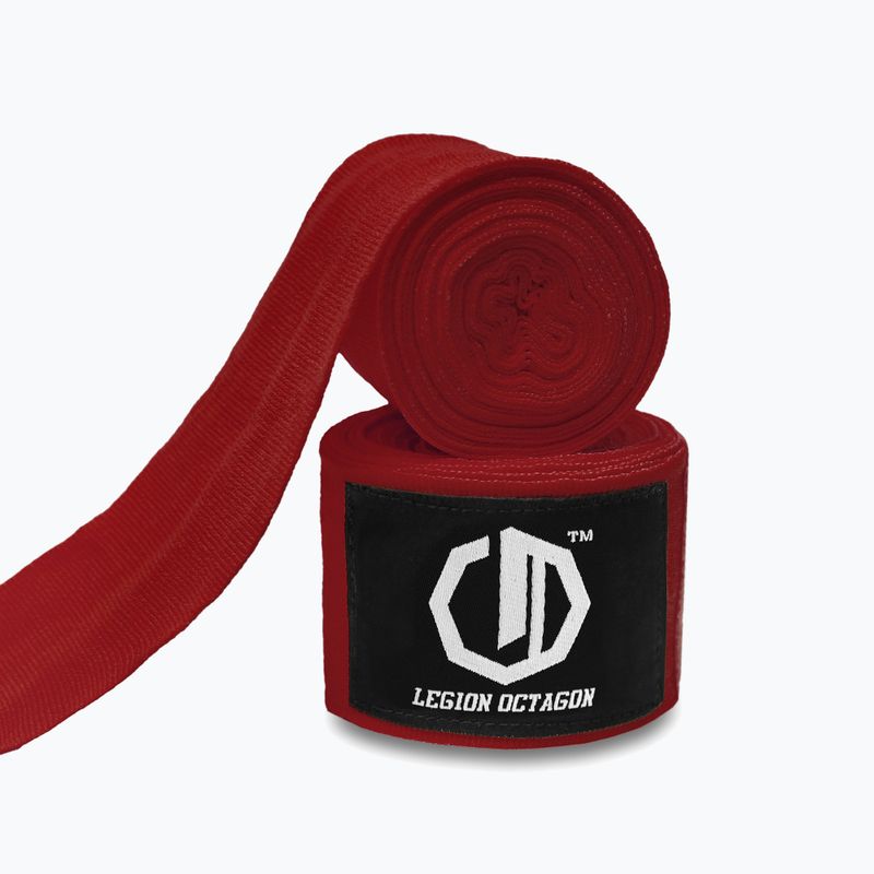 Boxing wraps Octagon Legion Standard 300 cm burgundy 2