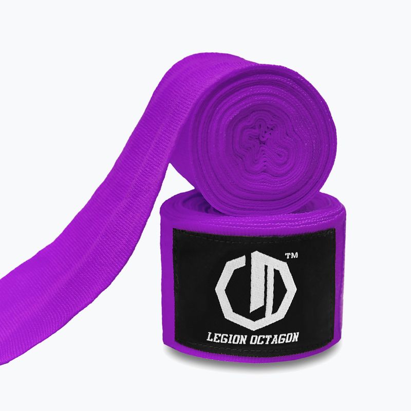 Boxing wraps Octagon Legion Standard 500 cm purple 2