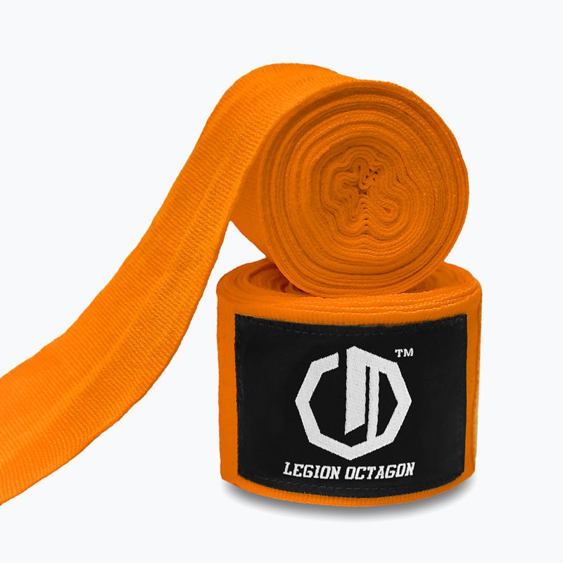 Boxing wraps Octagon Legion Standard 500 cm orange 2