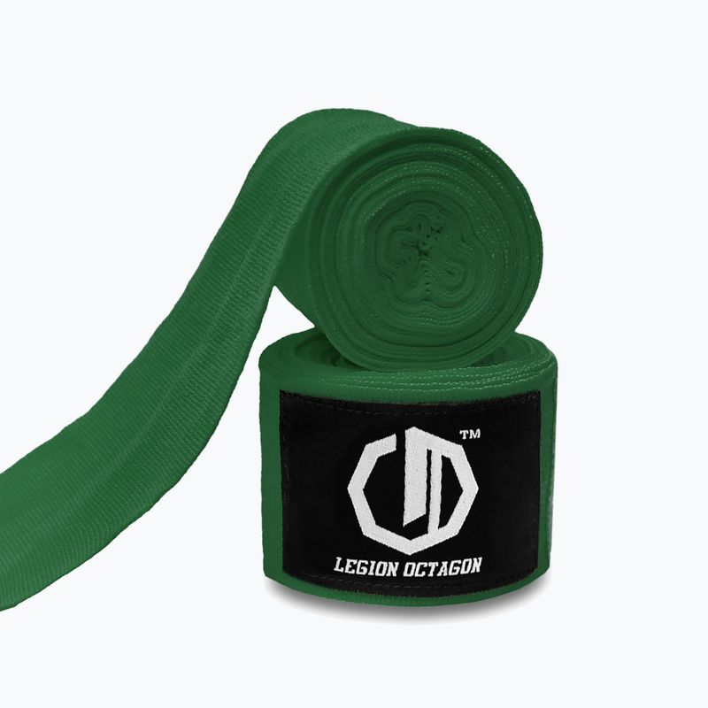 Boxing wraps Octagon Legion Standard 300 cm dark green 2