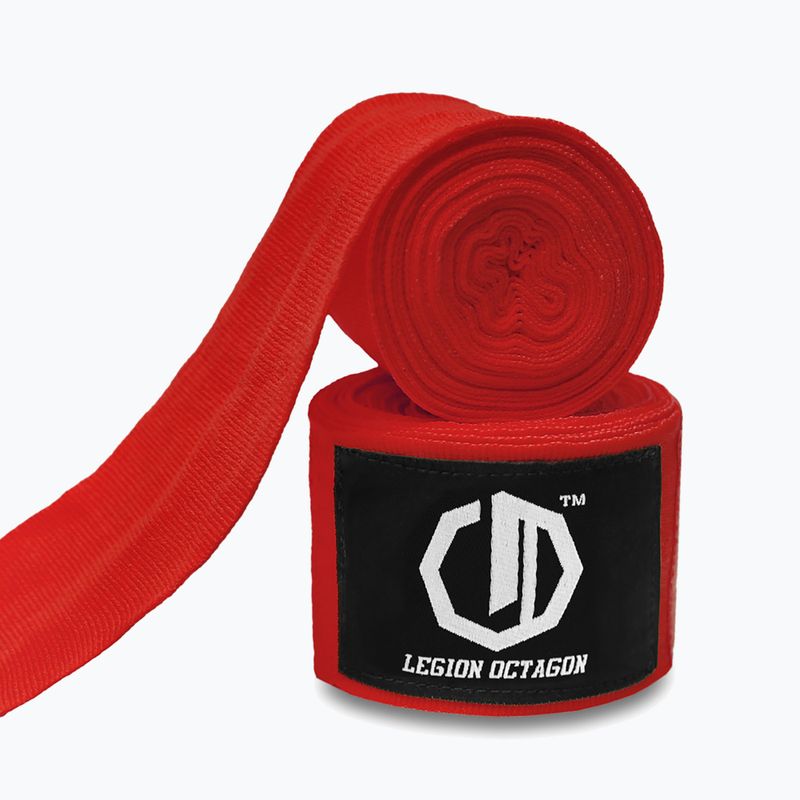 Boxing wraps Octagon Legion Standard 500 cm red 2