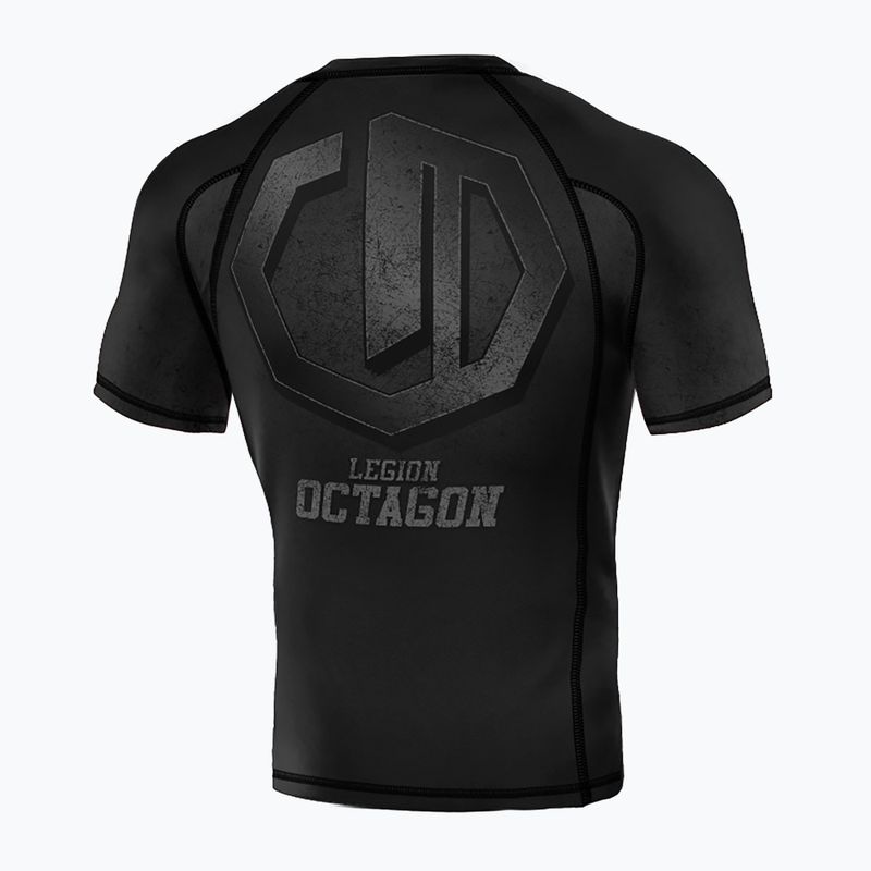 Men's rashguard Octagon Legion Premium Conquest black/grey 2