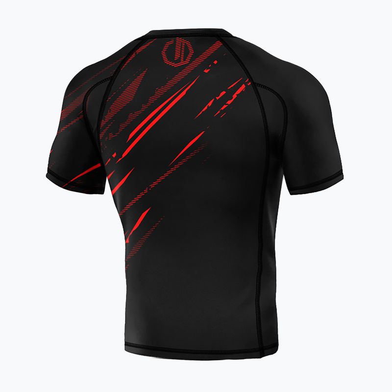Men's rashguard Octagon Legion Premium Escape black/red 2