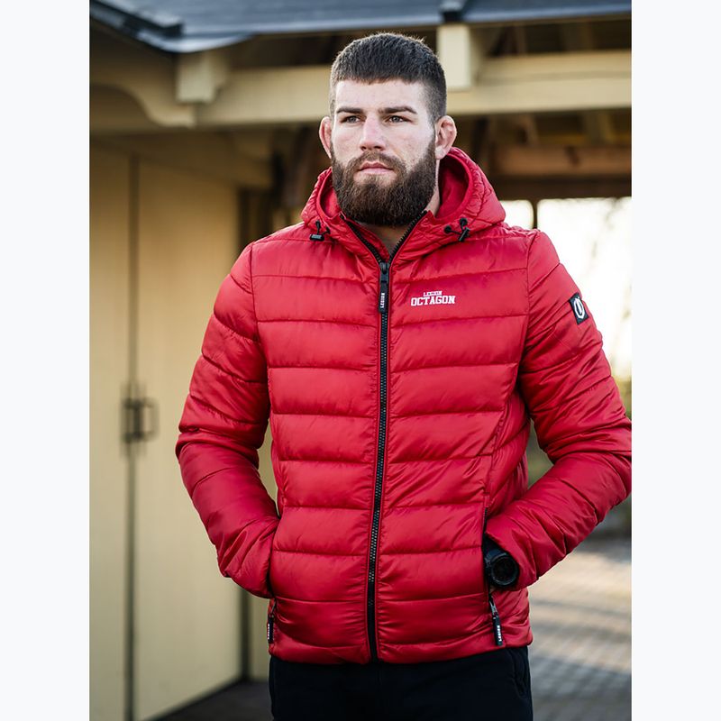 Men's winter jacket Octagon Legion Florida red 5