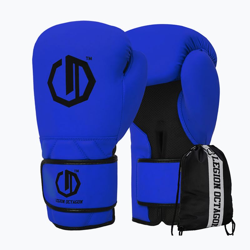 Boxing gloves Octagon Legion Enforcer + bag dark blue