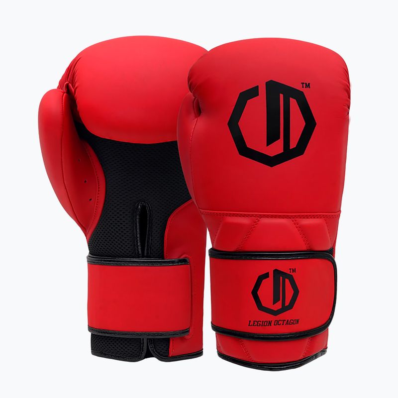 Boxing gloves Octagon Legion Enforcer + bag dark red 2