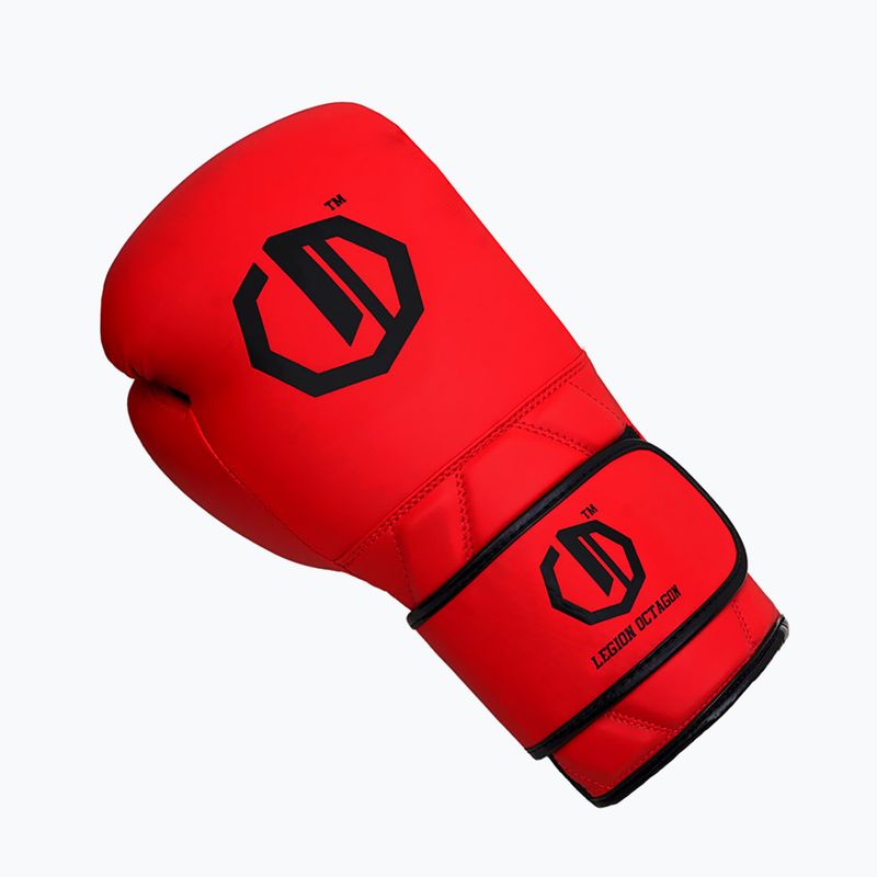 Boxing gloves Octagon Legion Enforcer + bag dark red 3