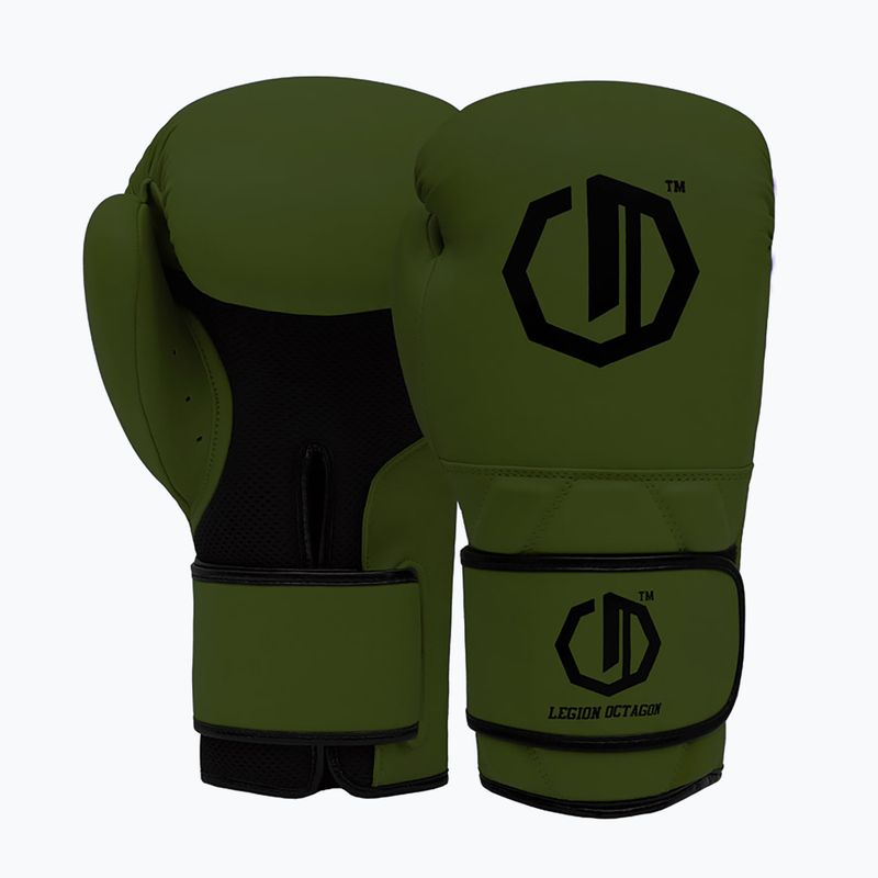 Boxing gloves Octagon Legion Enforcer + bag dark green 2