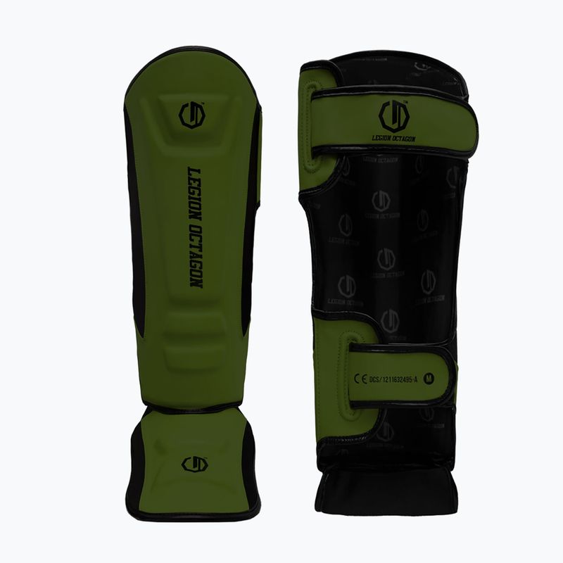 Foot and shin guards Octagon Legion Enforcer dark green 2