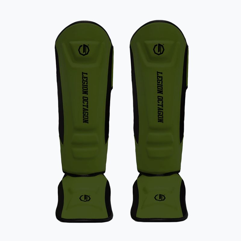 Foot and shin guards Octagon Legion Enforcer dark green 3