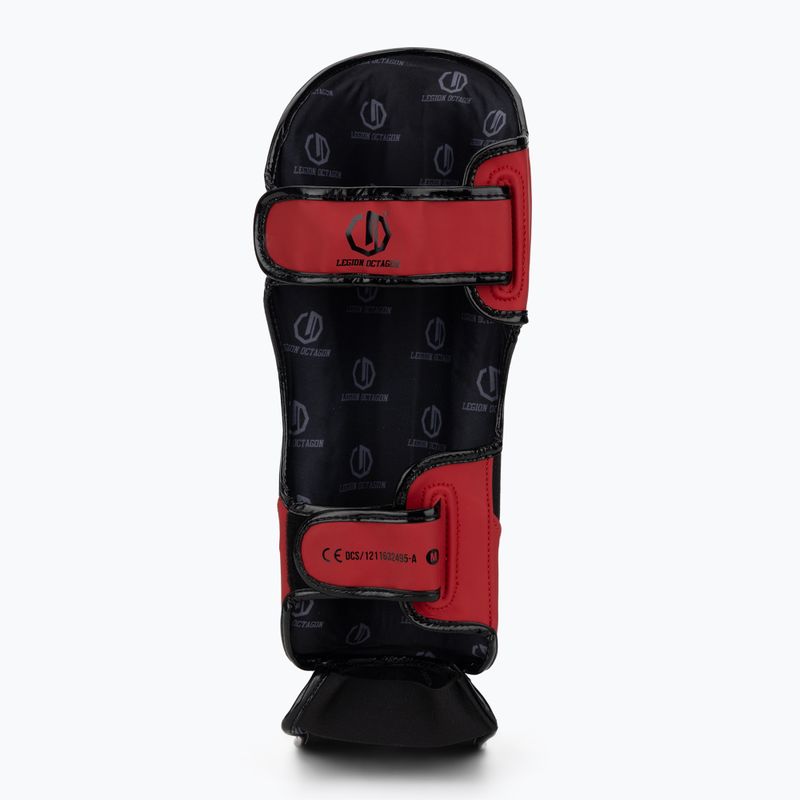 Foot and shin guards Octagon Legion Enforcer dark red 5