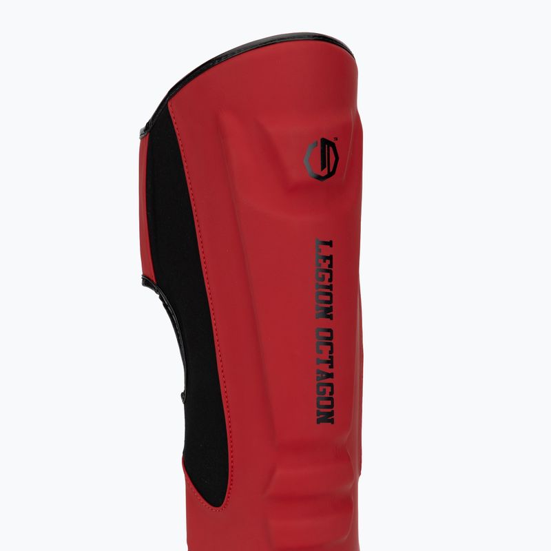 Foot and shin guards Octagon Legion Enforcer dark red 6