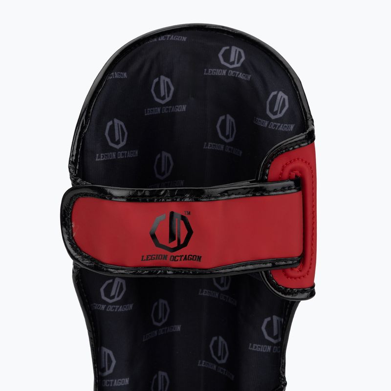 Foot and shin guards Octagon Legion Enforcer dark red 7
