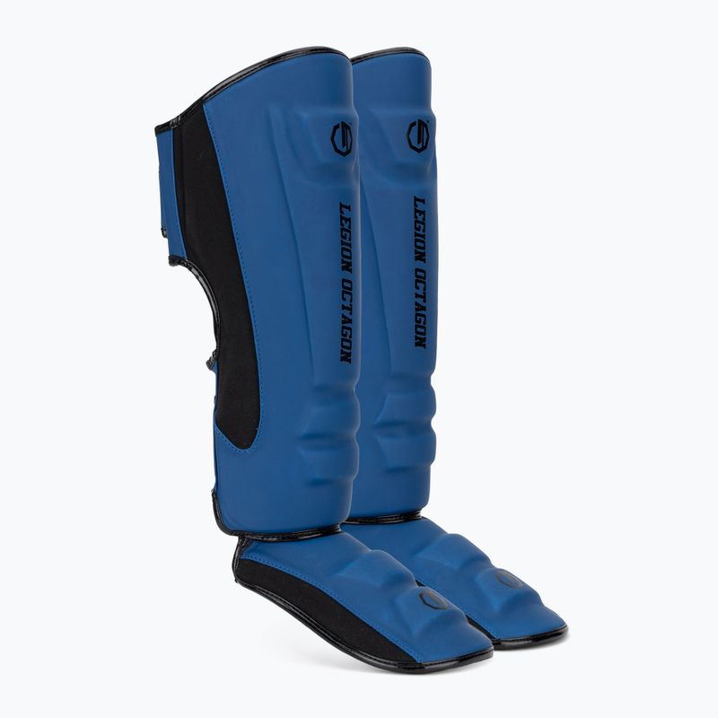 Foot and shin guards Octagon Legion Enforcer dark blue