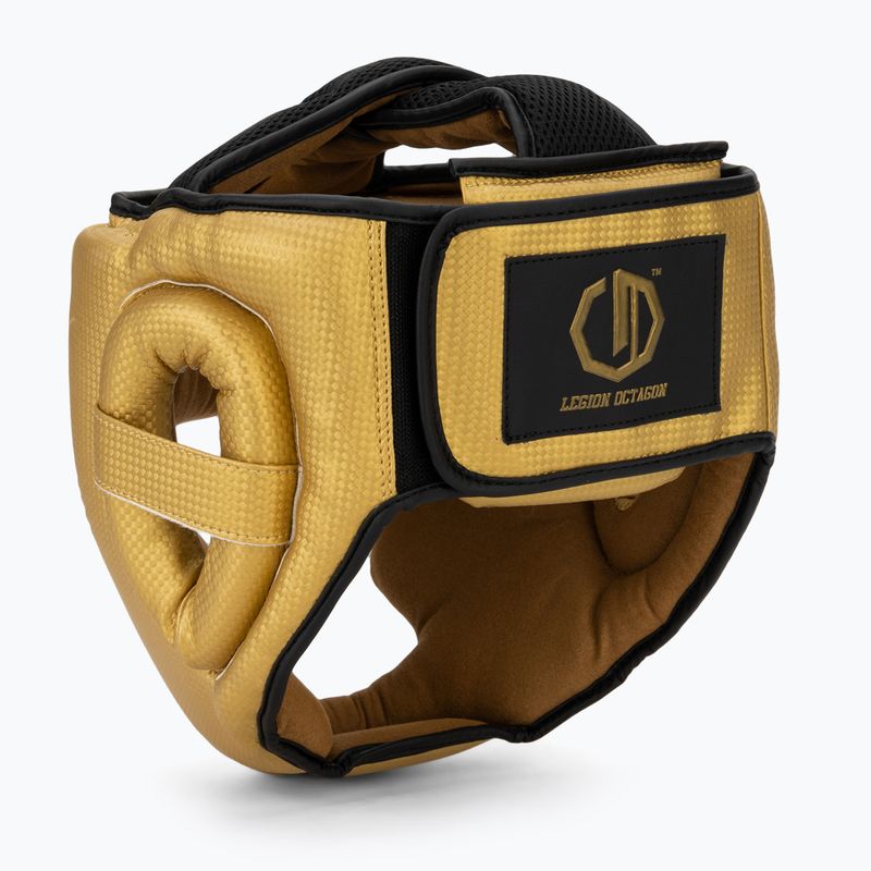 Boxing helmet Octagon Legion Kevlar gold 3