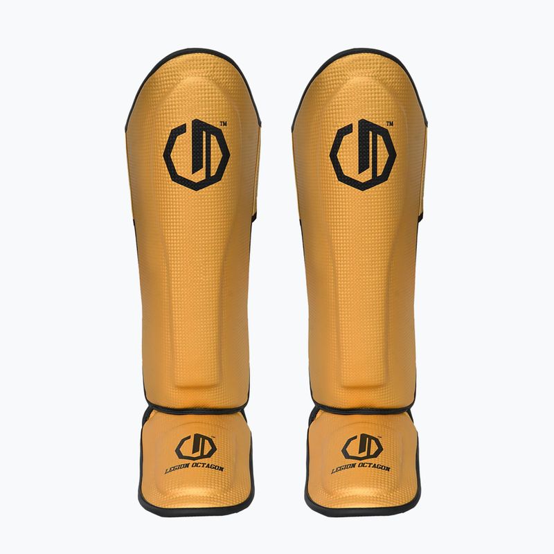 Foot and shin guards Octagon Legion Kevlar gold 3