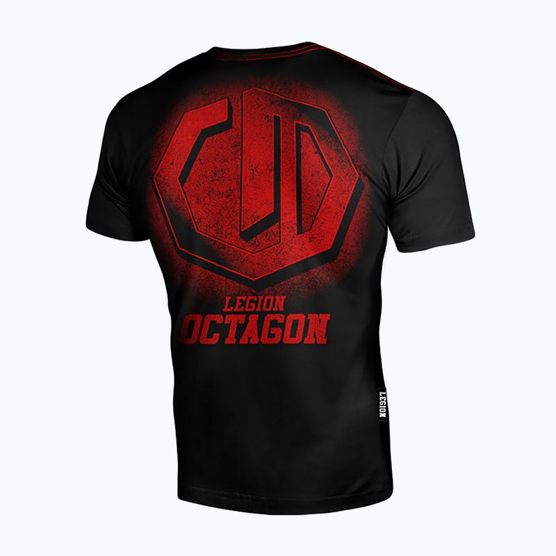 Men's T-shirt Octagon Legion Conquest black/red 2