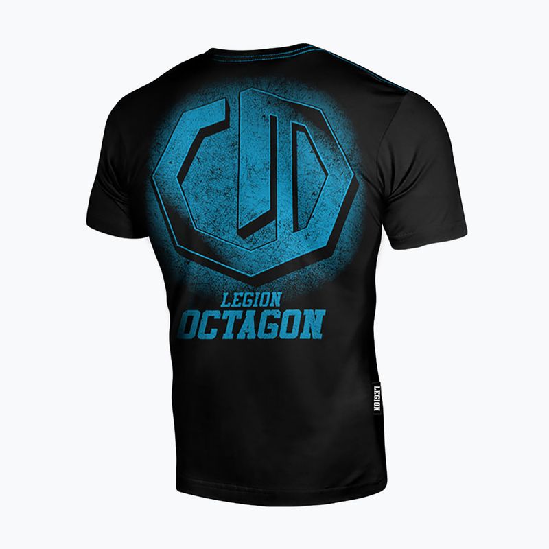 Men's T-shirt Octagon Legion Conquest black/blue 2