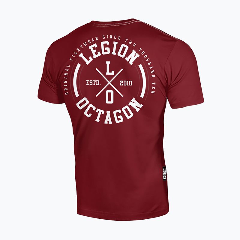 Men's T-shirt Octagon Legion LO burgundy 2