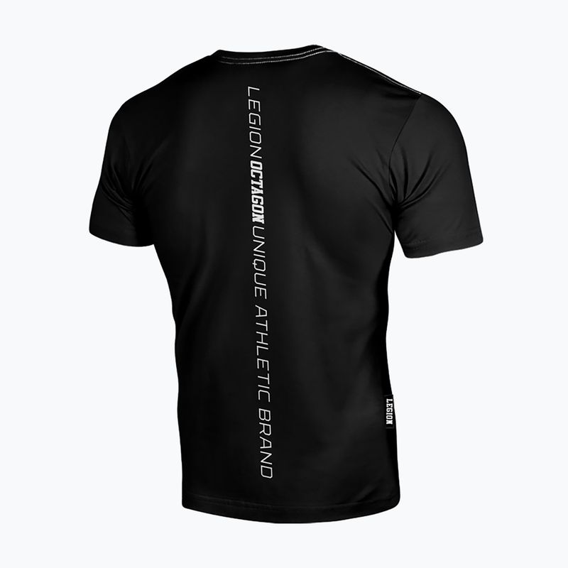 Men's T-shirt Octagon Legion Unique black/white 2
