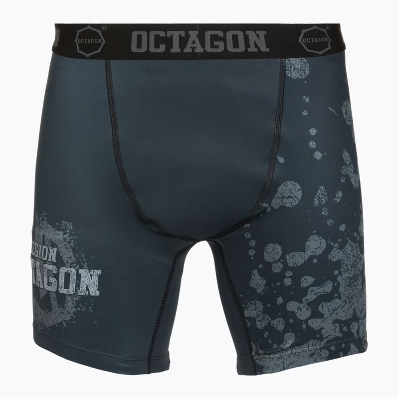 Men's training shorts Octagon Legion Grunge black/grey