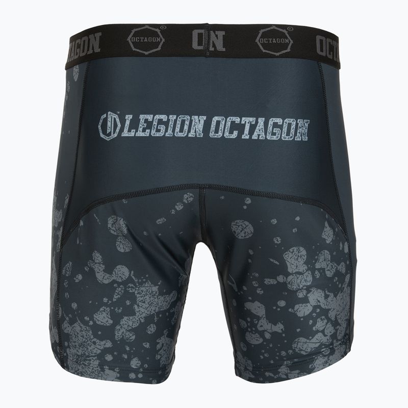Men's training shorts Octagon Legion Grunge black/grey 2