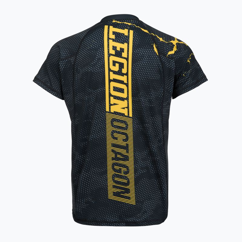 Men's rashguard Octagon Legion Premium black/yellow 2