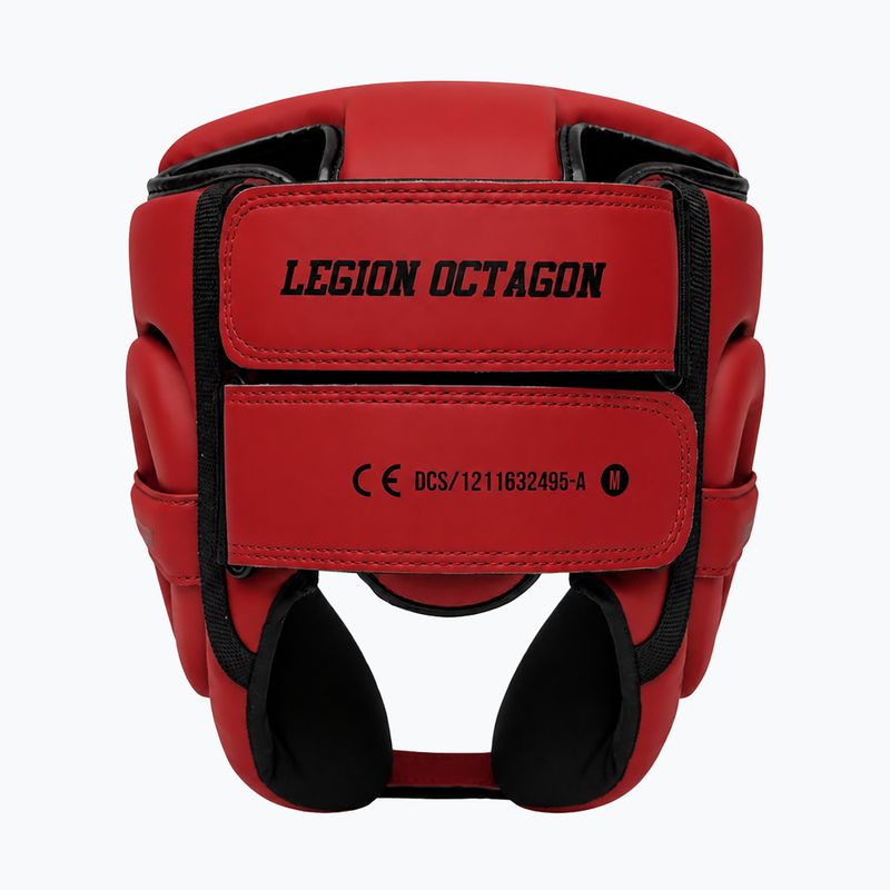Boxing helmet Octagon Legion Enforcer red 2