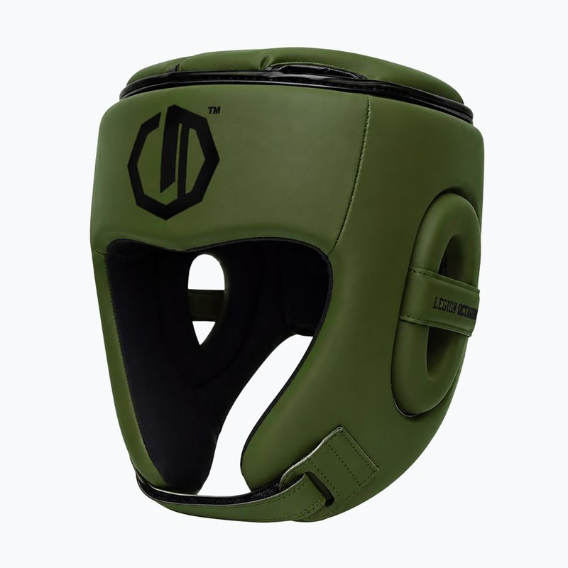 Boxing helmet Octagon Legion Enforcer dark green 3