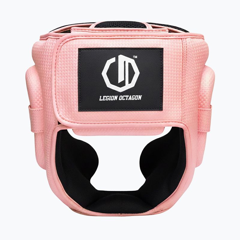 Boxing helmet Octagon Legion Kevlar pink 3